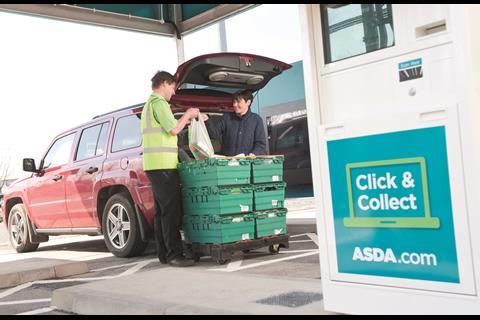 Asda's drive-thru click and collect service has been popular with shoppers - it is now expanding on this and has introduced click and collect in tube station car parks, in a tie up with Transport for London